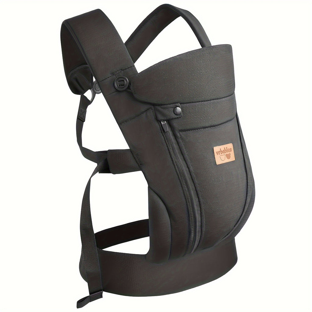 Vrbabies New Ergonomic Baby Carrier Newborn Toddler Wrap Carrier Hands Free Baby Sitting Support Sling Breathable Perfect For Infants Chest Sling For Babies Gift