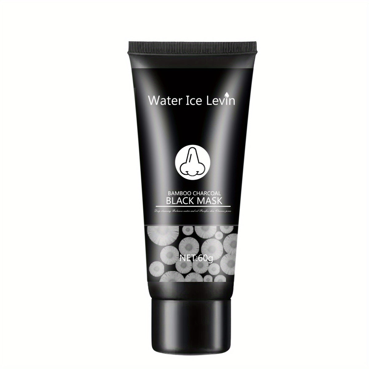 Revitalizing Bamboo Charcoal Facial Cleansing Mask - Deep Pore Minimizer, Effective Blackhead Remover, Gentle & Non-Irritating, Moisturizing Hibiscus Scent, Suitable for All Skin Types, Includes Pore Cleansing Strips for a Ra