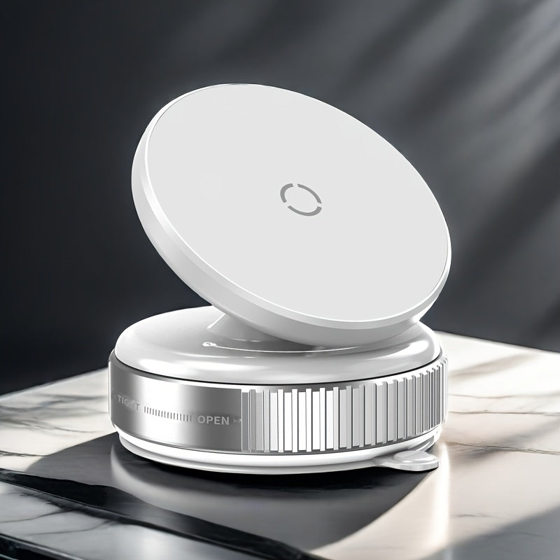 The New Upgraded 360° Rotating Magnetic Universal Phone Holder Features Vacuum And Magnetic Suction for a Stable Car Mount. It'S Suitable for Use in The Kitchen, on Desks, in Offices, During Workouts, While Traveling, And in