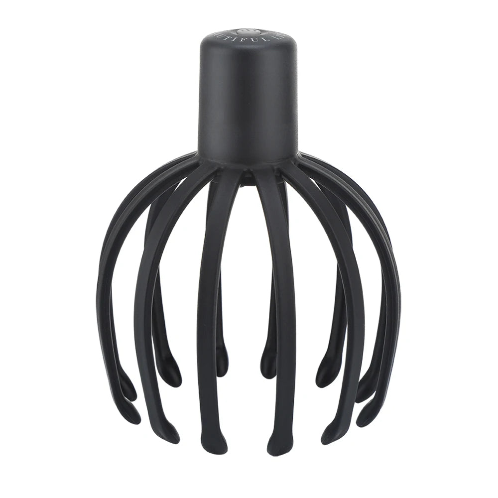 Electric Head Massager with Adjustable Settings, 12 TPE Massage Claws, USB Rechargeable Device