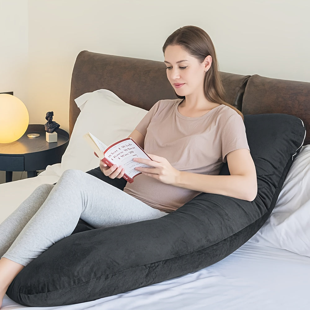 Pregnancy Pillow, U Shaped Full Body Pillows For Sleeping Support, 55in/60in Maternity Pillow For Pregnant Women With Cover