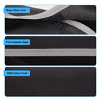 Universal Fit Car Seat Back Organizer, Large Capacity 600D Oxford Fabric with Multiple Pockets, Polyester Fiber Material, Vehicle Storage Solution