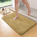 Long hair absorbent bathroom mat furry shower room foot wiping mat toilet non-slip mat entrance mat