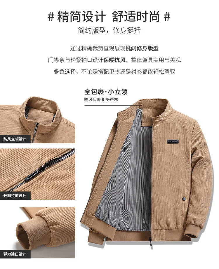 Winter Jacket Men's Thermal Jacket Men's Cold-proof Clothes Casual Outdoor Fattening Large Size Tooling Top Men's New Models