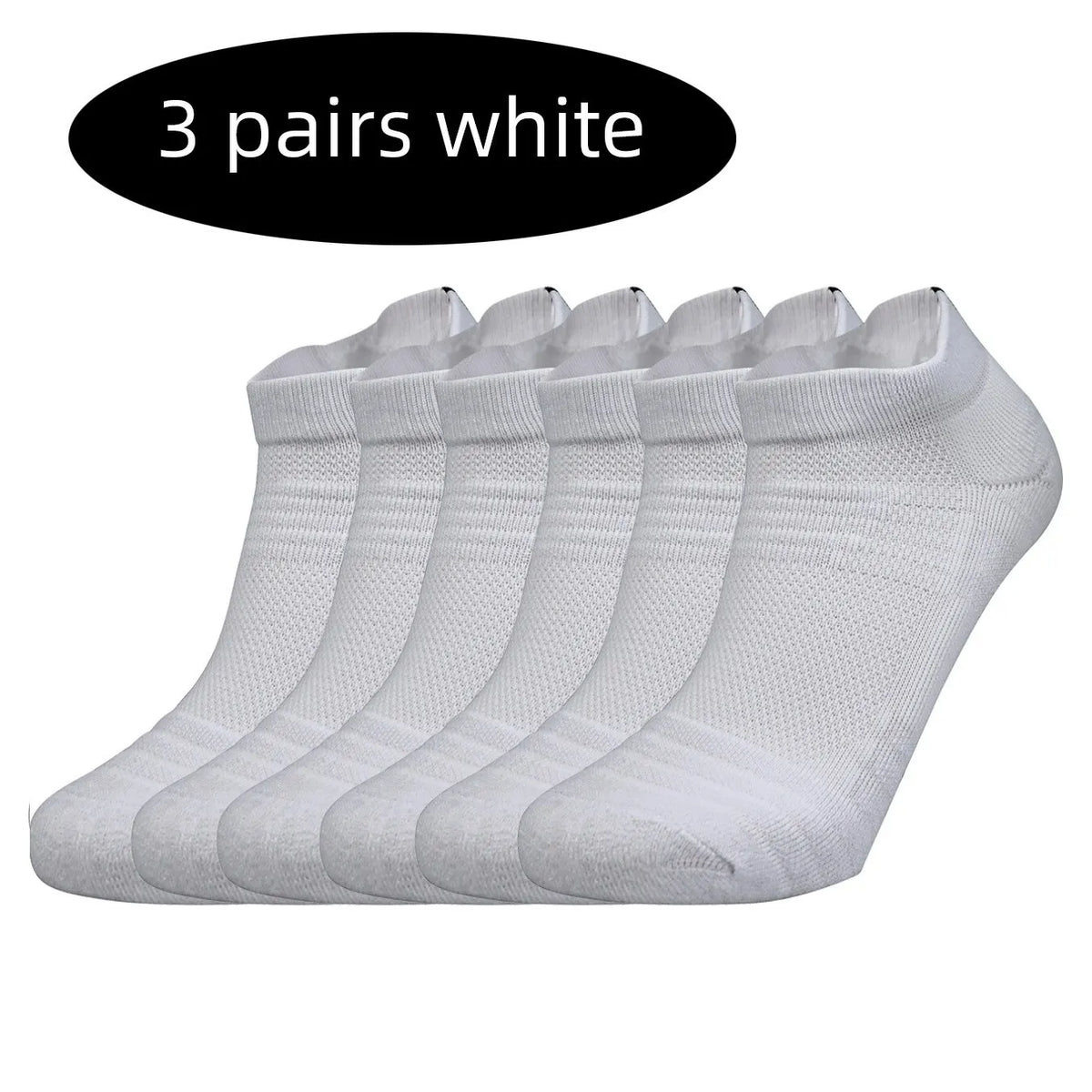 3 Pairs Sports Socks Men Women Short Running Socks Performance Ankle Cushion Wear-resistant Anti Slip Basketball Casual Socks