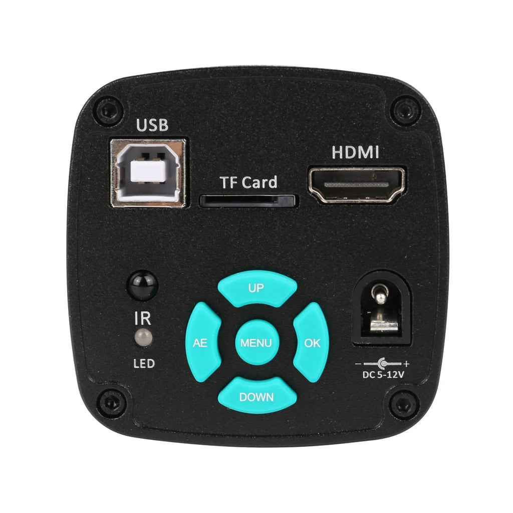 4K Microscope 48MP Digital Microscope For Electronics USB Industrial Cameras HDMI 1-150X Zoom C-Mount Lens Phone Pcb Soldering