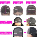 250 Density 30 40 Inch 13x6 Transparent HD Lace Frontal Body Wave Wigs Human Hair Remy 13x4 Lace Front Wig For Black Women