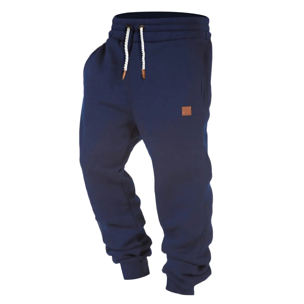 Autumn Winter Men Trainning Pants Fitness Solid Color Casual Pocket Sport Work Casual Trouser Male Jogging Running Pants 2024