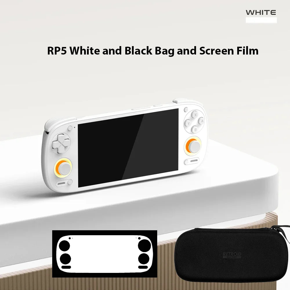 Retroid Pocket 5 Handheld Game Console 5.5Inch OLED Screen SD865 8GB+128GB RP5 with Bag Android Game Console Wifi 5000mAh