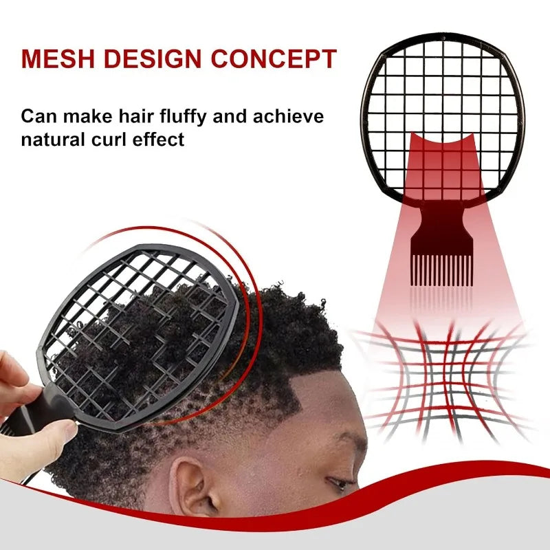 4Pcs Hair Curly Sponge Gloves Magic Curly Barber Curling Twist Sponge Gloves Brush Hair Brush Sponges for Black Men