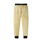 Down Pants Casual Men Pants Thickened Fleece Pants Loose Sportswear Winter Warm Clothes Men Casual Clothes