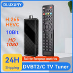 Dluxury U8mini Digital DVB T2 DVB C TV Decoder Set top box Support Free TV Channels 7Days EPG for Spain France Itlay ect
