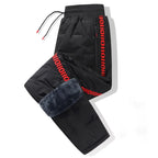 Winter Lambswool Down Pants Warm Thicken Sweatpants Men Fashion Joggers Water Proof Casual Pants Men Brand Plus Fleece Trousers