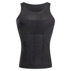Mens Slimming Body Shaper Shapewear Abdomen Compression Shirt to Hide Gynecomastia Moobs Workout Tank Tops Undershirts