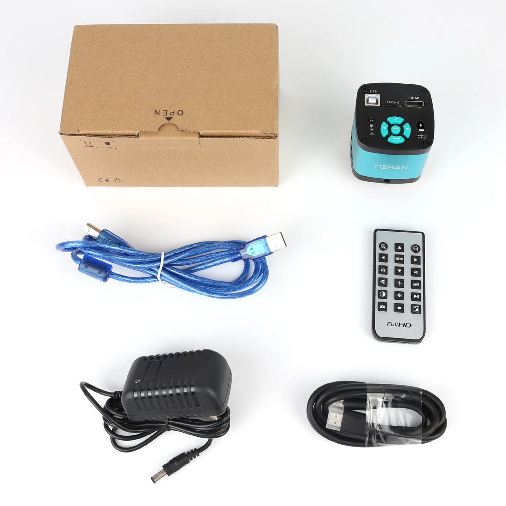 4K Microscope 48MP Digital Microscope For Electronics USB Industrial Cameras HDMI 1-150X Zoom C-Mount Lens Phone Pcb Soldering