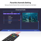 Dluxury U8mini Digital DVB T2 DVB C TV Decoder Set top box Support Free TV Channels 7Days EPG for Spain France Itlay ect