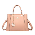 Luxury 3-Layer Leather Handbags for Women - Designer Crossbody Tote Bag with Large Capacity 2024