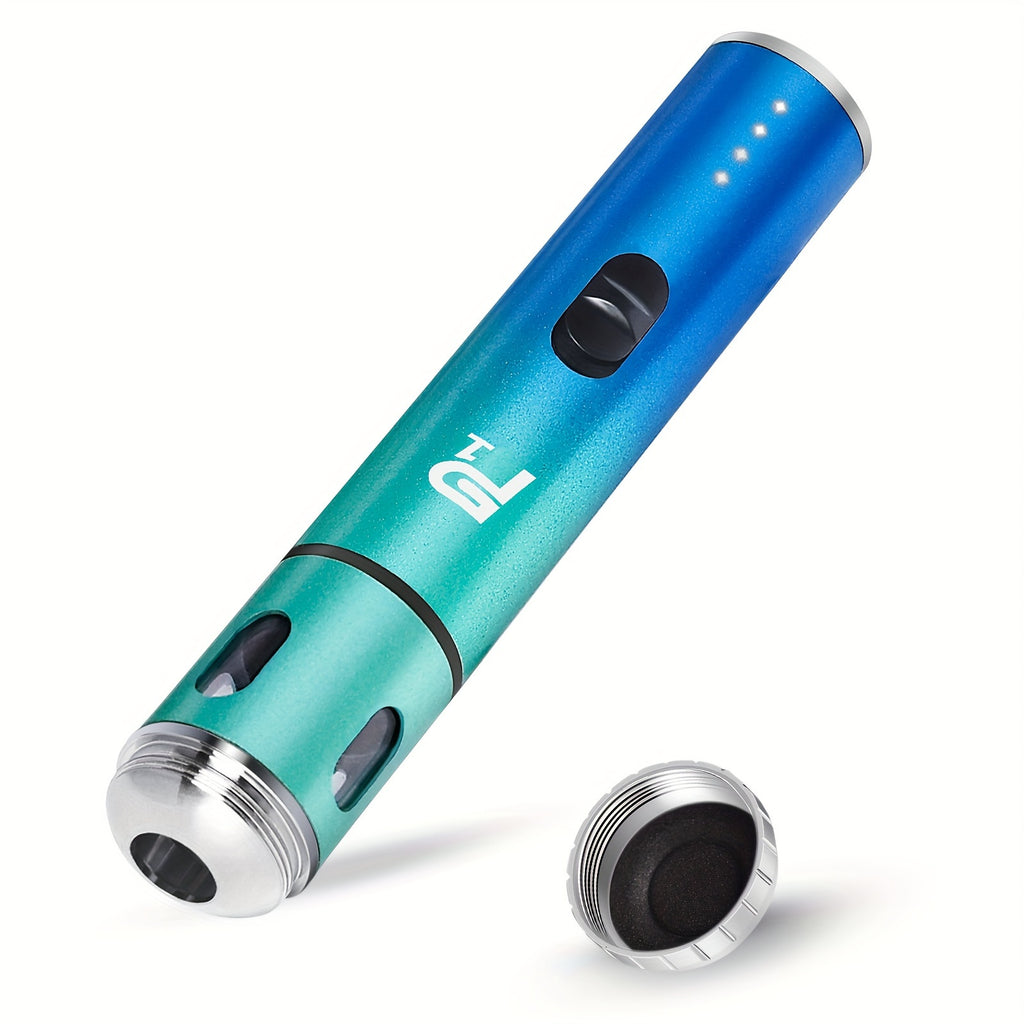 USB Rechargeable Electric Tobacco Herb Grinder 1pc with Quick Grinding, Cone Loader, Portable Storage Bag Included - Smoking Accessories