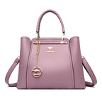 Luxury 3-Layer Leather Handbags for Women - Designer Crossbody Tote Bag with Large Capacity 2024