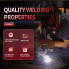 Plasma Cutter Welder Gas MIG/Gasless MIG/Lift TIG/Stick/CUT 5 In 1 Welding Machine With 110V/220V Dual Voltage, Thermal Protection IGBT Inverter LED Digital Display Multi Process Welder