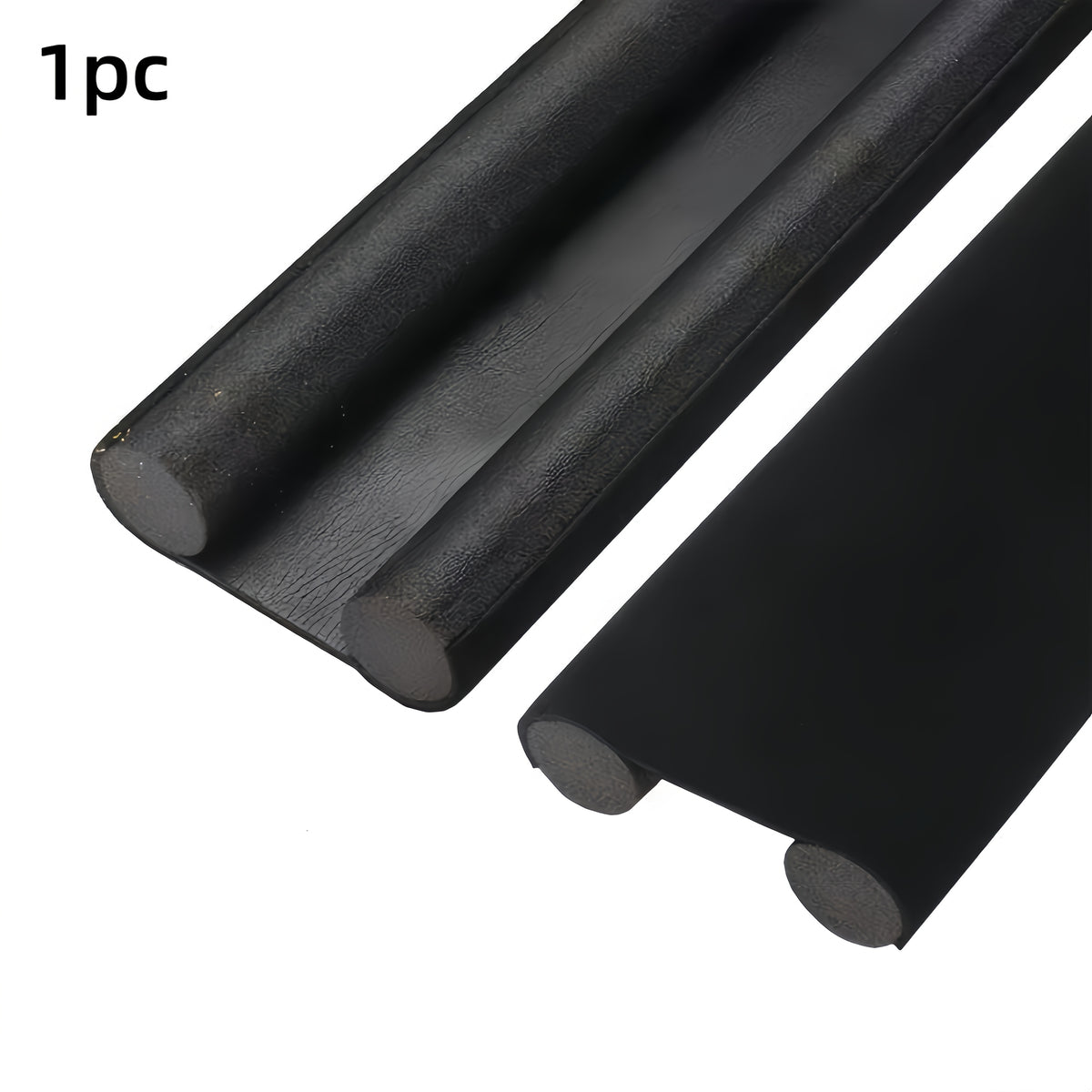 High Resistance Rubber and Fabric Soundproof Draft Stopper - 1 Under Door Energy Saving Waterproof Seal Strip, 36.61 Inch - for Bedroom Doors, Under Door Mount